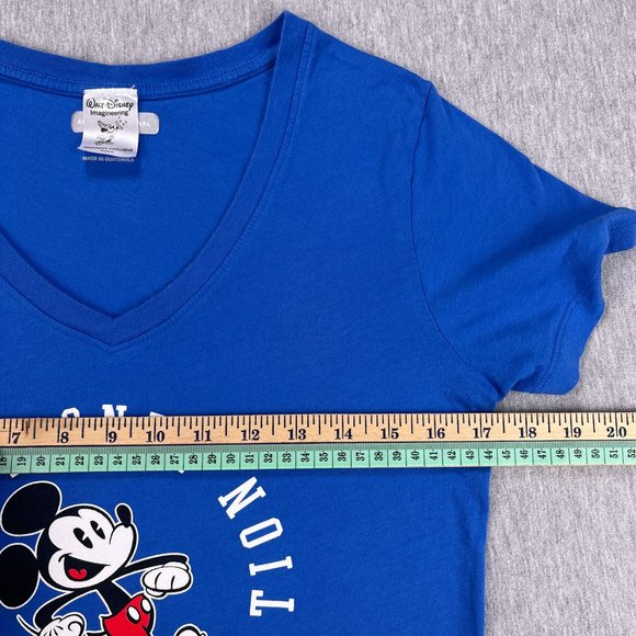 Disney Television Animation Womens V-Neck T-Shirt M Mickey Mouse Imagineering - Picture 7 of 9